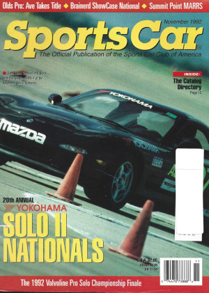 SPORTS CAR 1992 NOV - SOLO II NATS, '92 VALVOLINE PRO SOLO FINALE